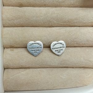 Tiffany & Co. Mini Heart Tag Earrings